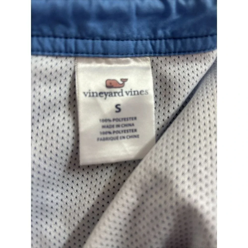Vineyard Vines Men's Blue Tropical Swim Trunks Sz Small Fish Print‎ 7